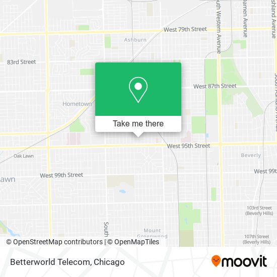 Mapa de Betterworld Telecom
