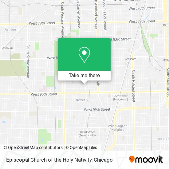 Episcopal Church of the Holy Nativity map