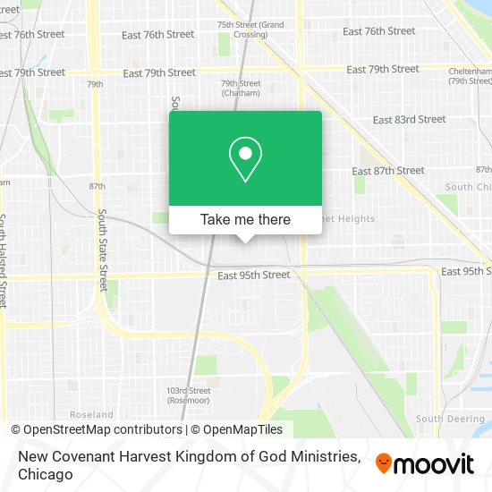 New Covenant Harvest Kingdom of God Ministries map