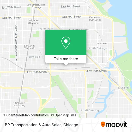 BP Transportation & Auto Sales map