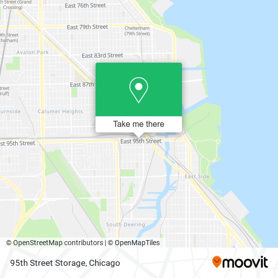 Mapa de 95th Street Storage