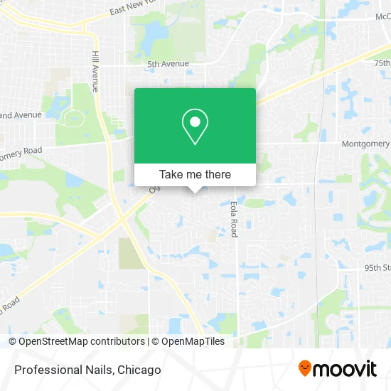 Professional Nails map