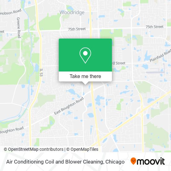 Air Conditioning Coil and Blower Cleaning map