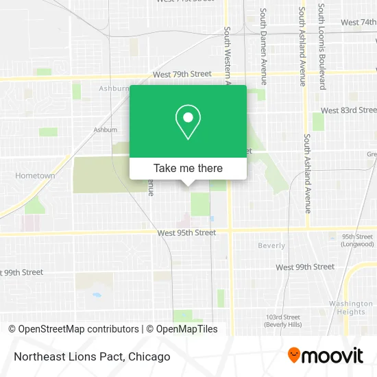 Northeast Lions Pact map