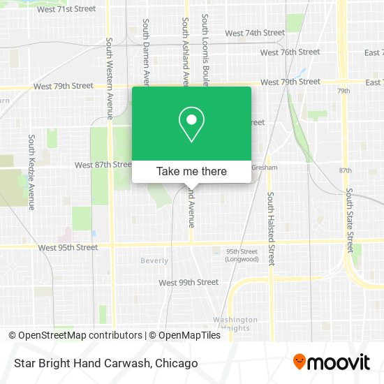 Mapa de Star Bright Hand Carwash