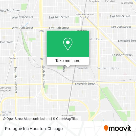 Mapa de Prologue Inc Houston