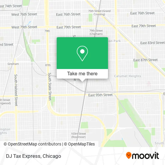 DJ Tax Express map
