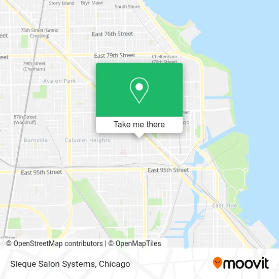 Sleque Salon Systems map