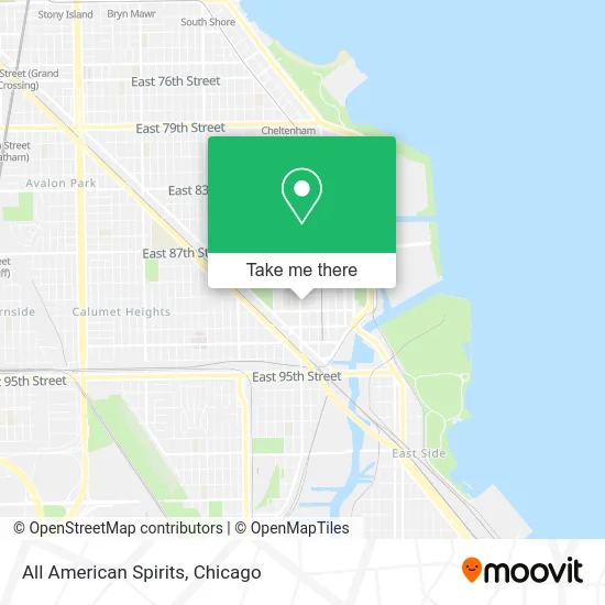 All American Spirits map