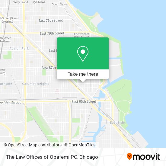 Mapa de The Law Offices of Obafemi PC