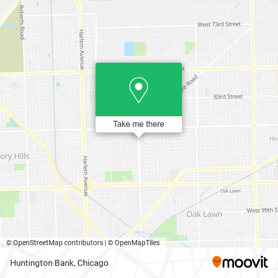 Huntington Bank map