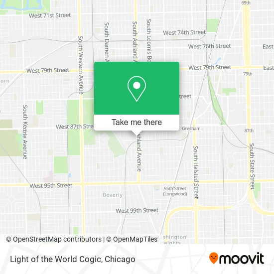 Light of the World Cogic map