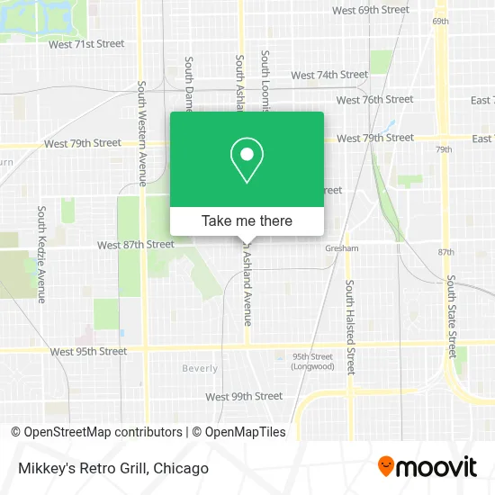 Mikkey's Retro Grill map