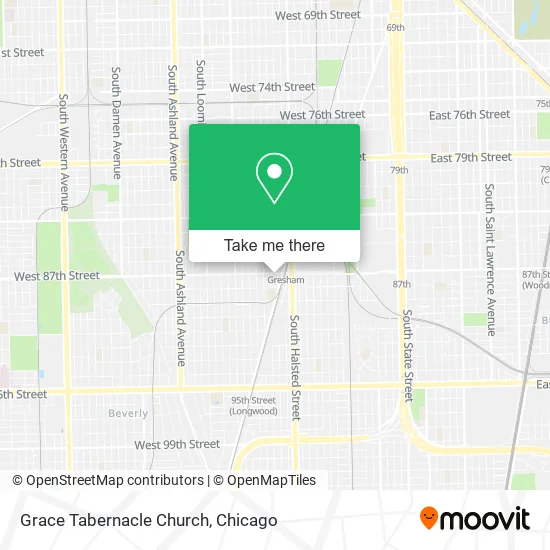 Grace Tabernacle Church map