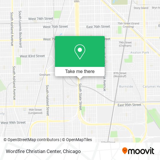 Wordfire Christian Center map