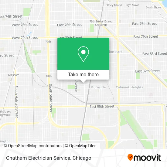Chatham Electrician Service map