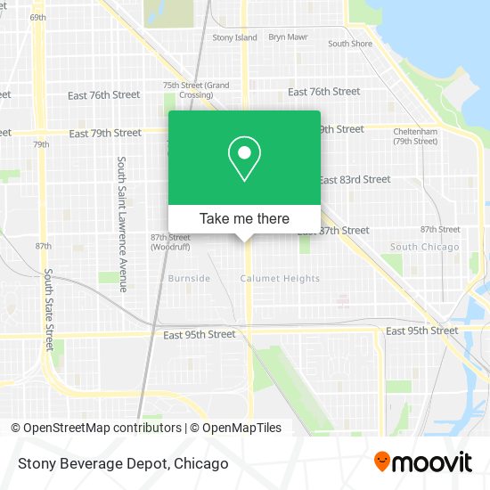 Mapa de Stony Beverage Depot