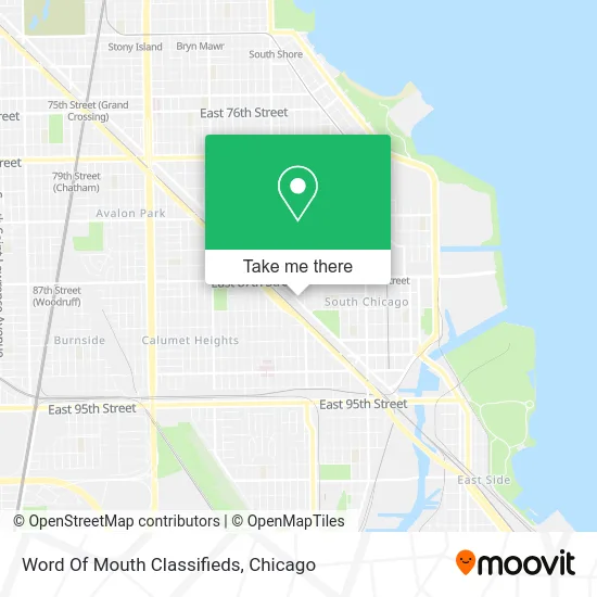 Word Of Mouth Classifieds map