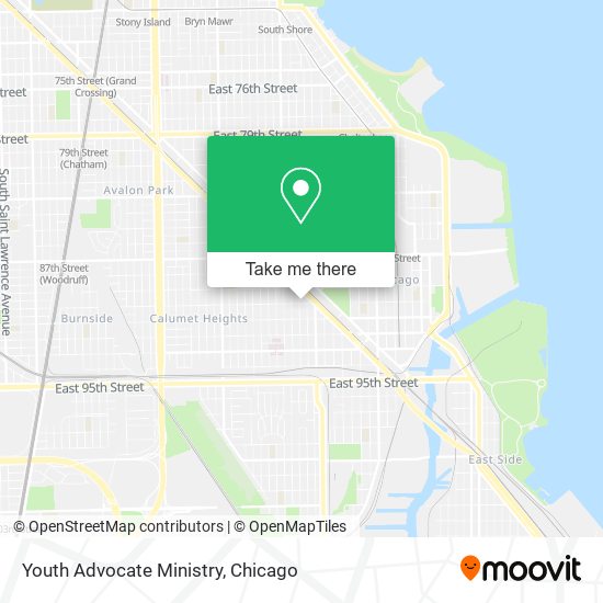 Youth Advocate Ministry map