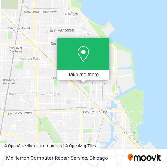 McHerron Computer Repair Service map