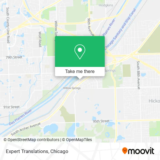 Expert Translations map