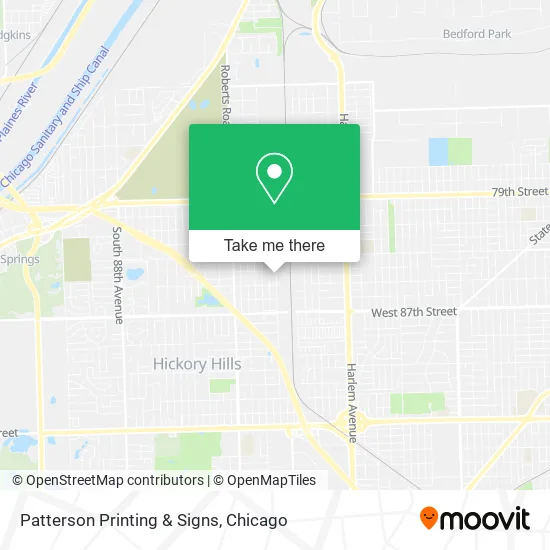 Patterson Printing & Signs map