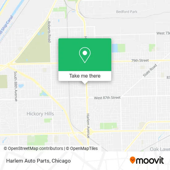 Harlem Auto Parts map