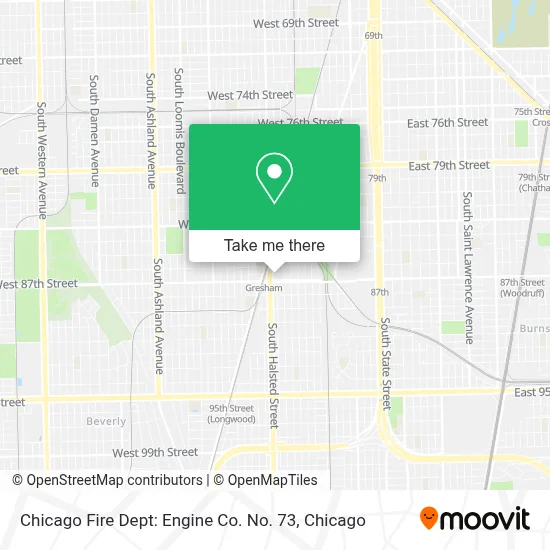 Chicago Fire Dept: Engine Co. No. 73 map