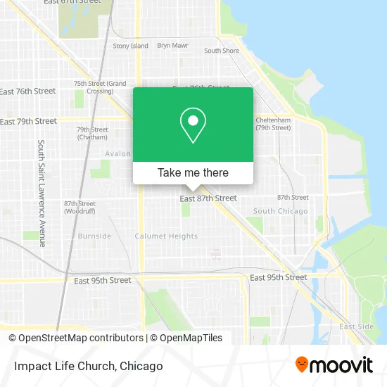 Impact Life Church map