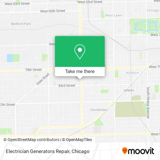 Electrician Generators Repair map