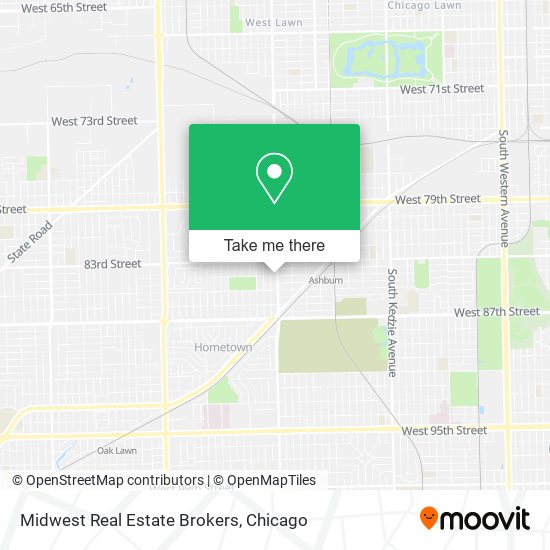 Midwest Real Estate Brokers map