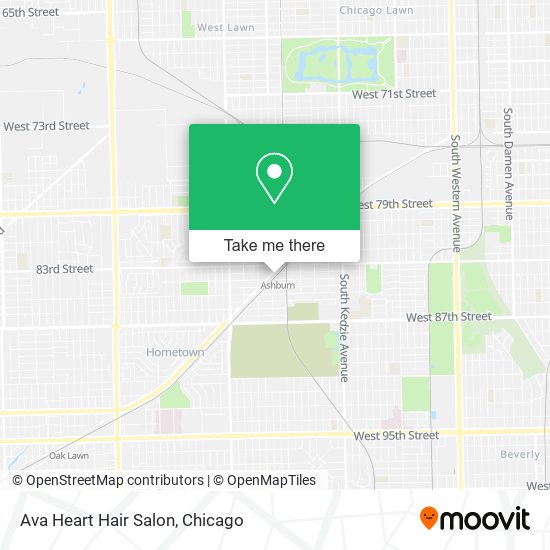 Ava Heart Hair Salon map