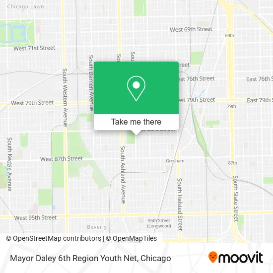 Mayor Daley 6th Region Youth Net map