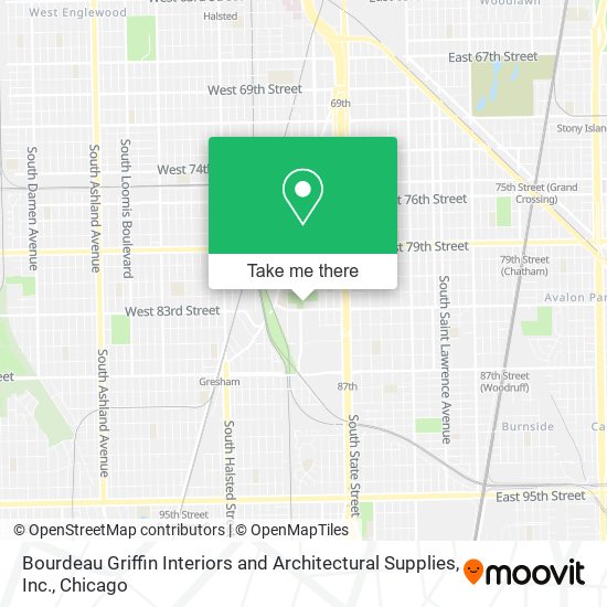 Bourdeau Griffin Interiors and Architectural Supplies, Inc. map