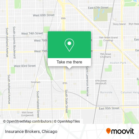 Insurance Brokers map