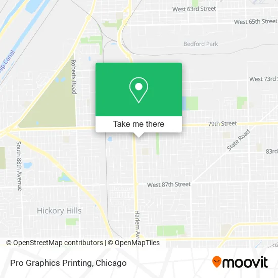 Pro Graphics Printing map