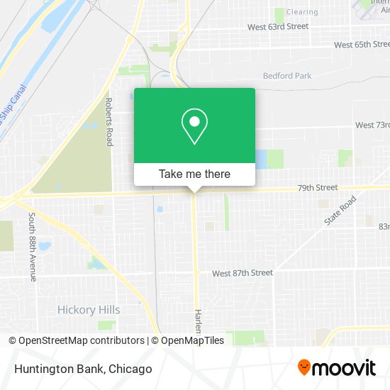 Huntington Bank map