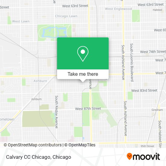 Mapa de Calvary CC Chicago