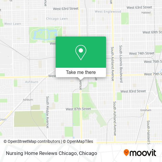 Nursing Home Reviews Chicago map