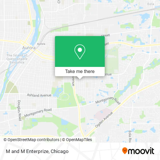 M and M Enterprize map