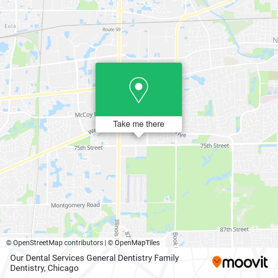 Mapa de Our Dental Services General Dentistry Family Dentistry