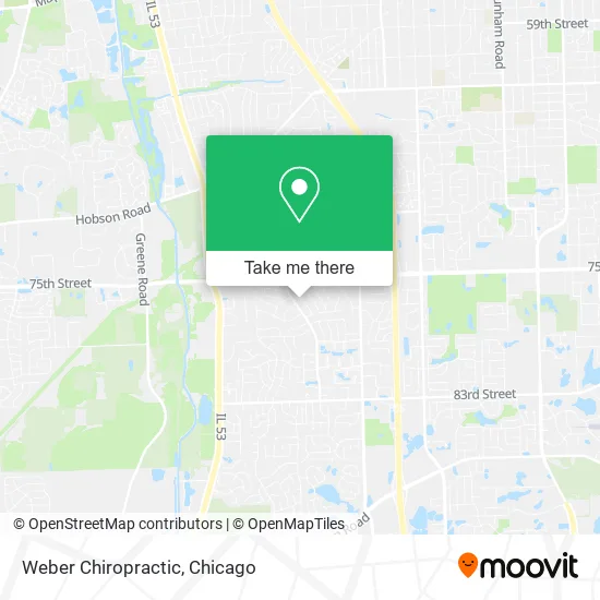 Weber Chiropractic map