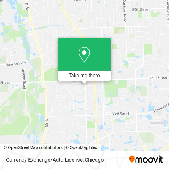 Mapa de Currency Exchange/Auto License