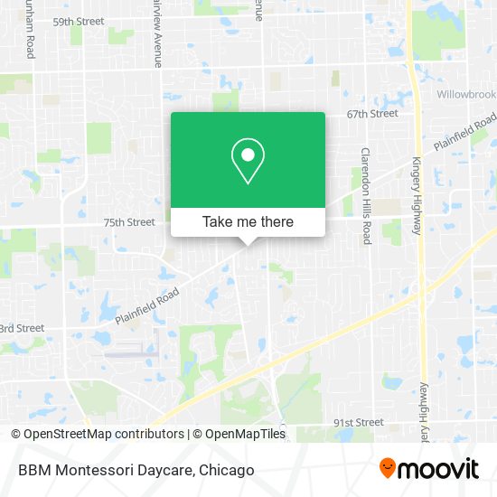 Mapa de BBM Montessori Daycare