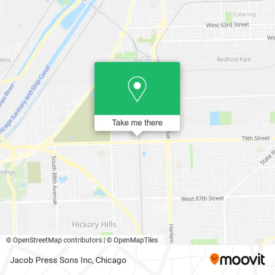 Jacob Press Sons Inc map