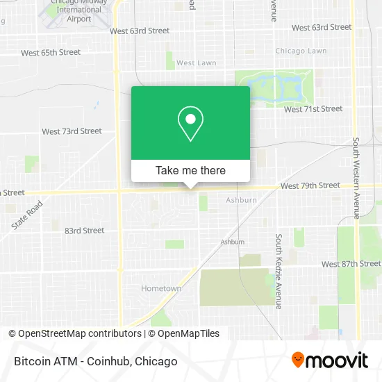 Bitcoin ATM - Coinhub map