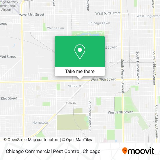 Mapa de Chicago Commercial Pest Control