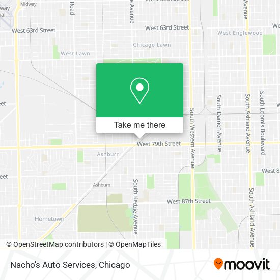 Mapa de Nacho's Auto Services