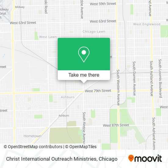 Mapa de Christ International Outreach Ministries