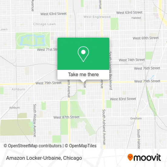 Amazon Locker-Urbaine map
